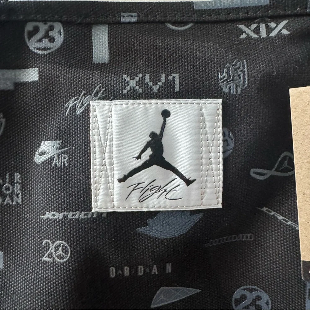 Air Jordan Flight Printed Recycled Cotton Carryall Tote WA0785 Water Resistant - Picture 2 of 9